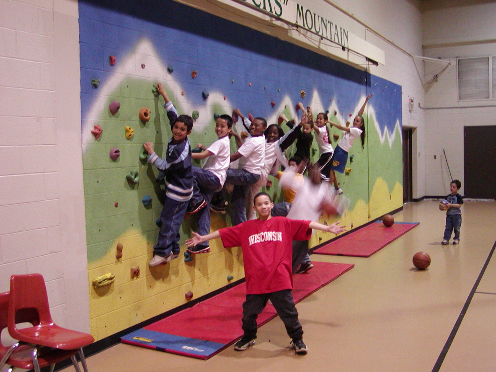 Youth Center Climbing Wall